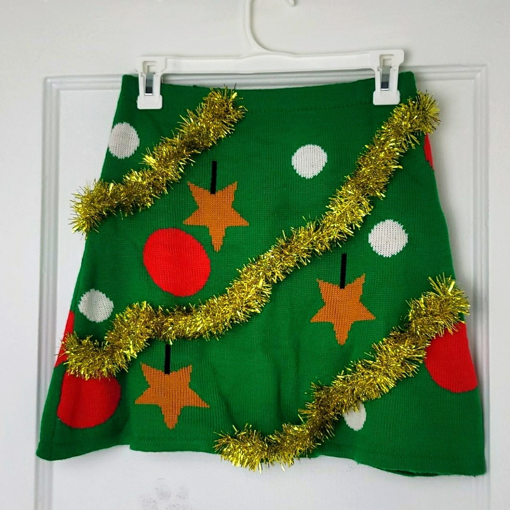 Christmas garlands decor skirt- size S